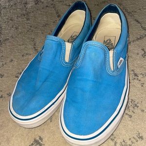Blue size 9.5 Men Vans
